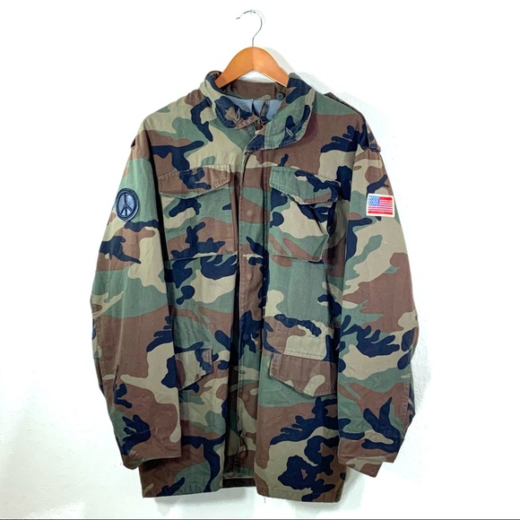 Custom Vintage US Army Camo Jacket - Picture 2 of 4